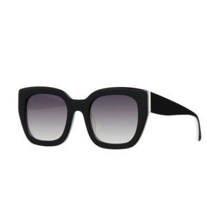 Alice + Olivia black and white Aberdeen sunglass